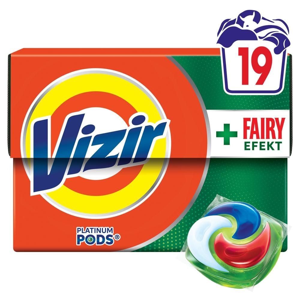 Vizir + Fairy Effect PODS Kapsułki Do Prania,, 19 Prań