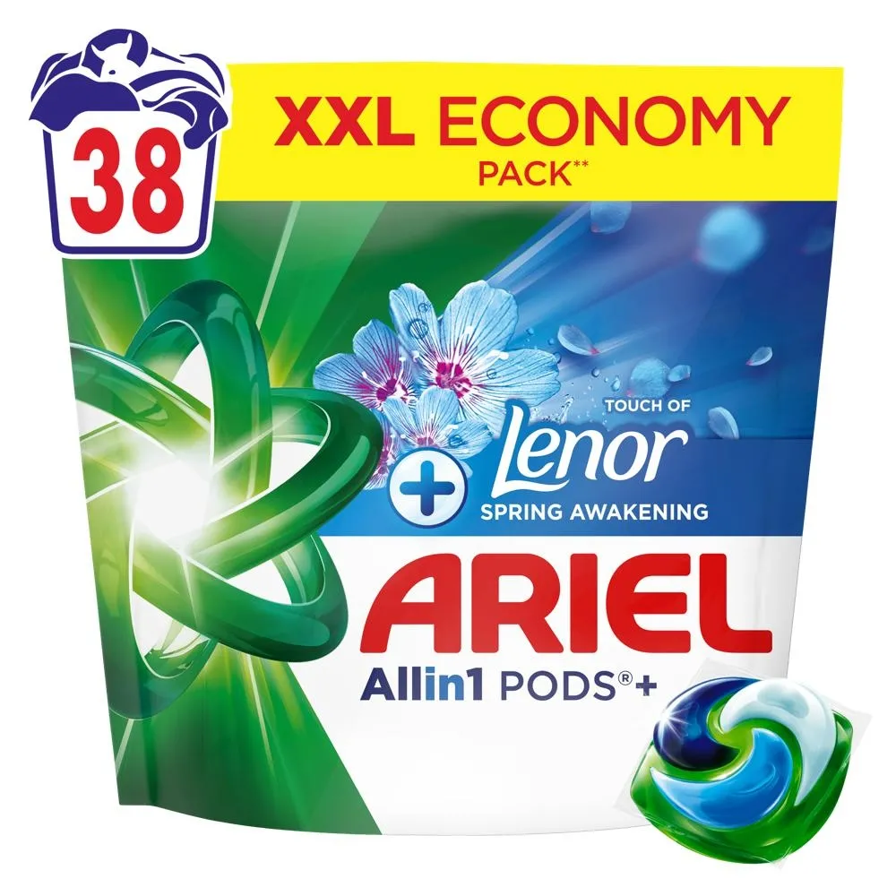 Ariel Allin1 PODS + Touch Of Lenor Spring Awakening, 38 Prań