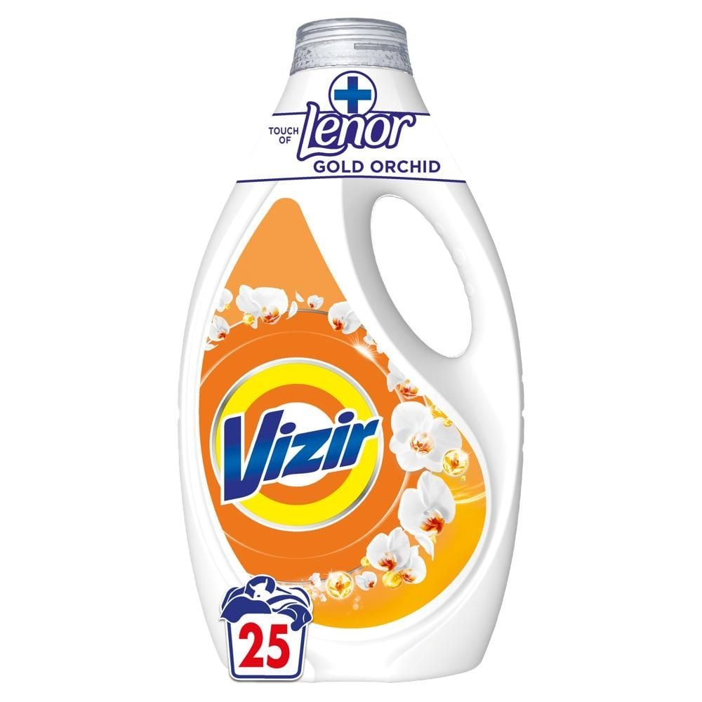 Vizir Płyn Do Prania, + Touch of Lenor Gold Orchid, 1.125 l, 25 Prań