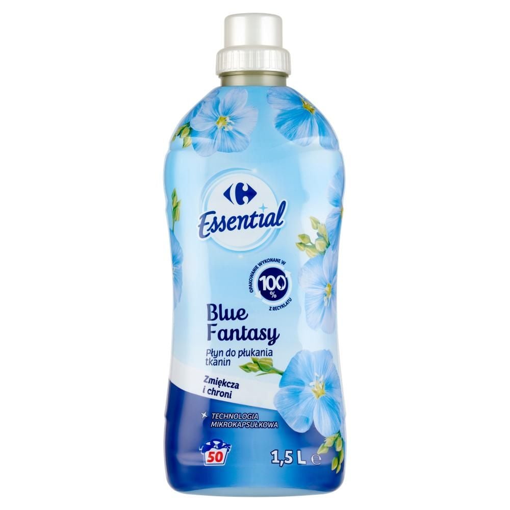 Carrefour Essential Blue Fantasy Płyn do płukania tkanin 1,5 l (50 prań)