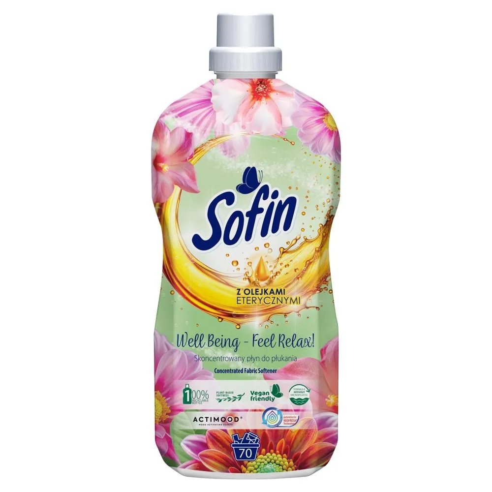 Sofin Well Being Feel Relax Skoncentrowany płyn do płukania 1,4 l (70 prań)