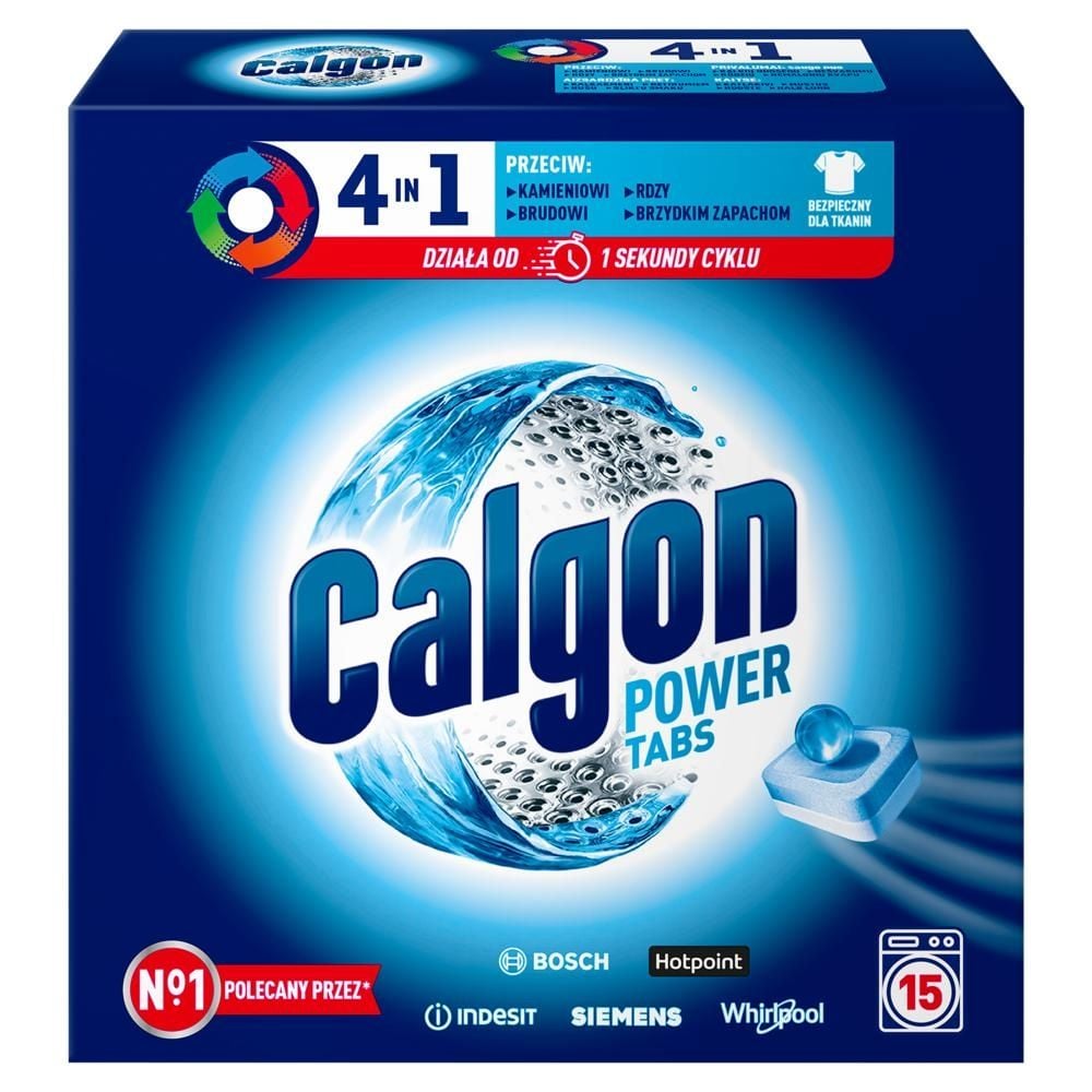 Calgon 4in1 Power Tabletki 195 g (15 sztuk )