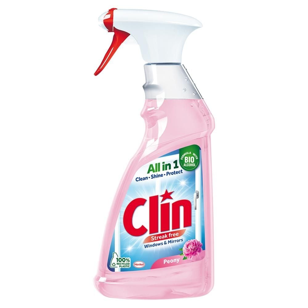 Clin Peony Płyn do mycia powierzchni szklanych 500 ml