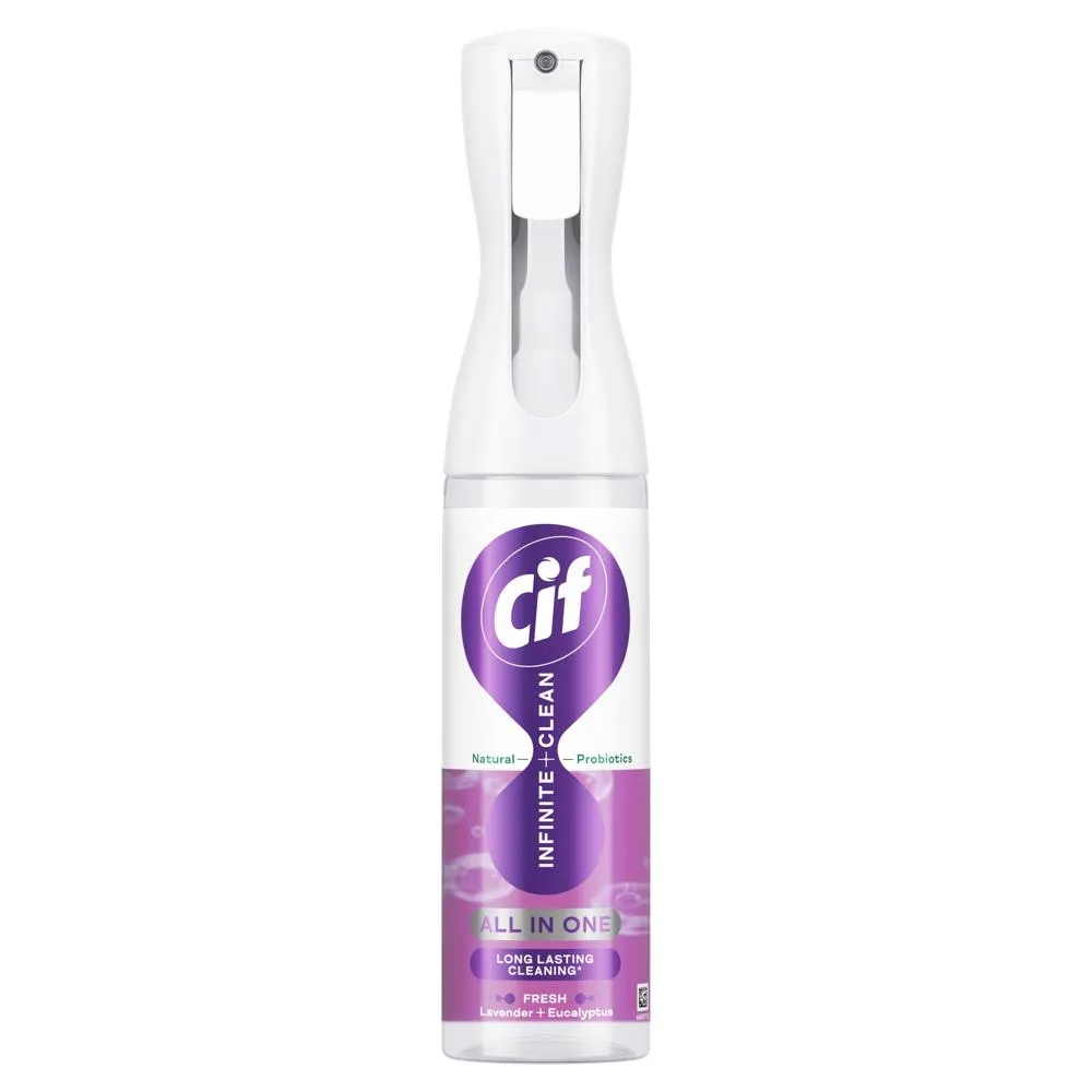 Cif Infinite Clean Lavender & Eucalyptus Spray z naturalnymi probiotykami 280 ml