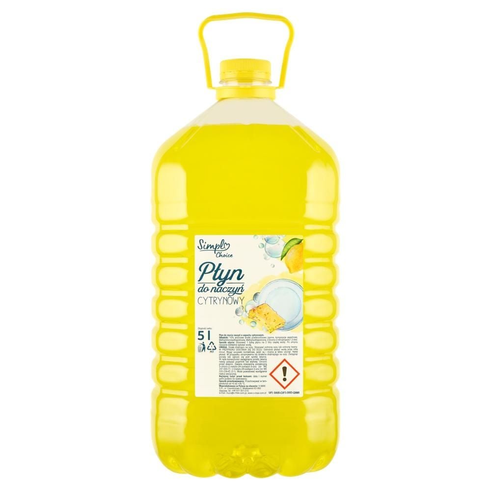 Simpl Choice Płyn do naczyń cytrynowy 5 L