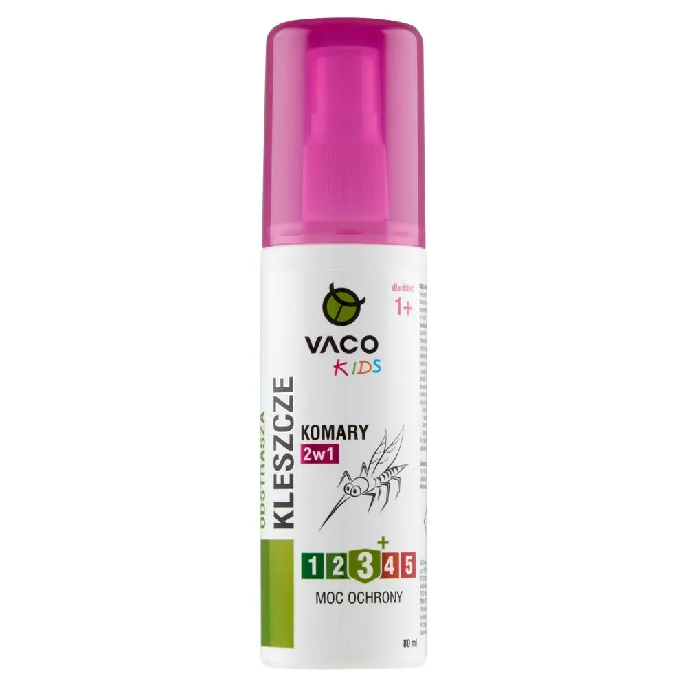 Vaco Kids Płyn na komary kleszcze i meszki 80 ml