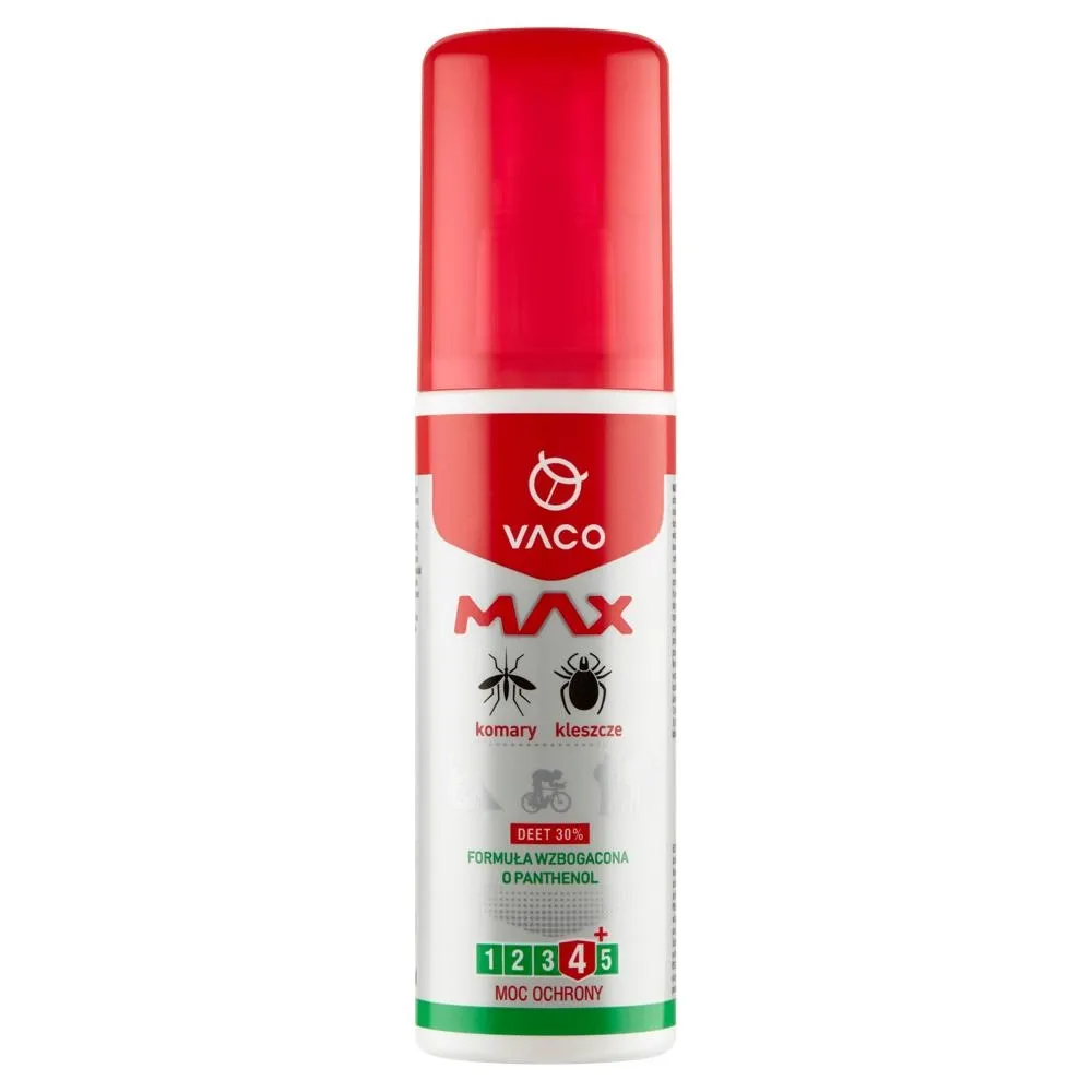 Vaco Max Płyn na komary kleszcze i meszki 80 ml