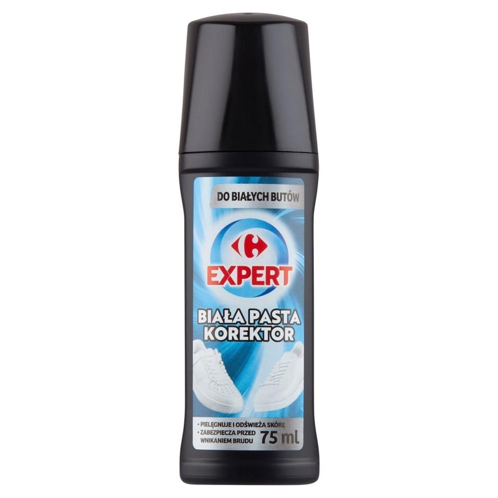 Carrefour Expert Biała pasta do butów korektor 75 ml