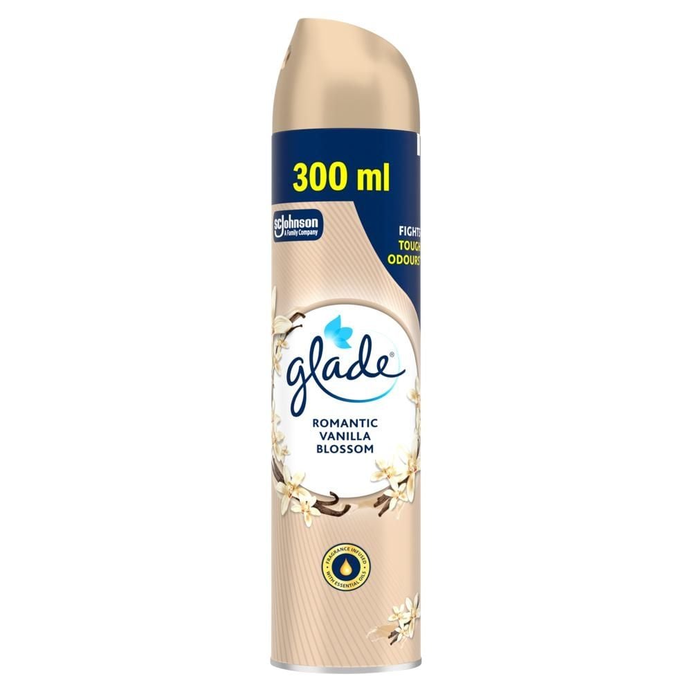 Glade Romantic Vanilla Blossom Odświeżacz powietrza w aerozolu 300 ml