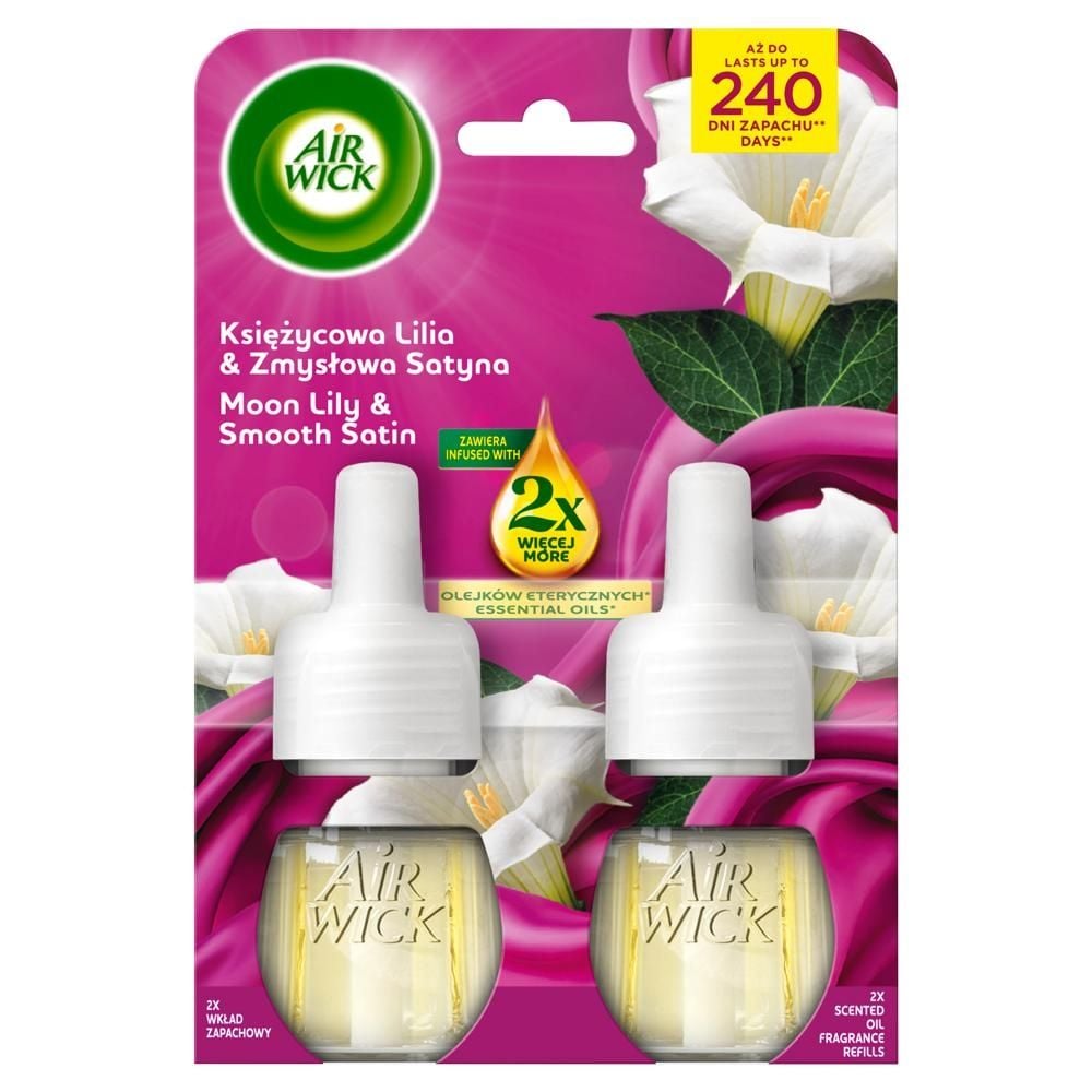 Air Wick Wkład zapachowy księżycowa lilia & zmysłowa satyna 2 x 19 ml