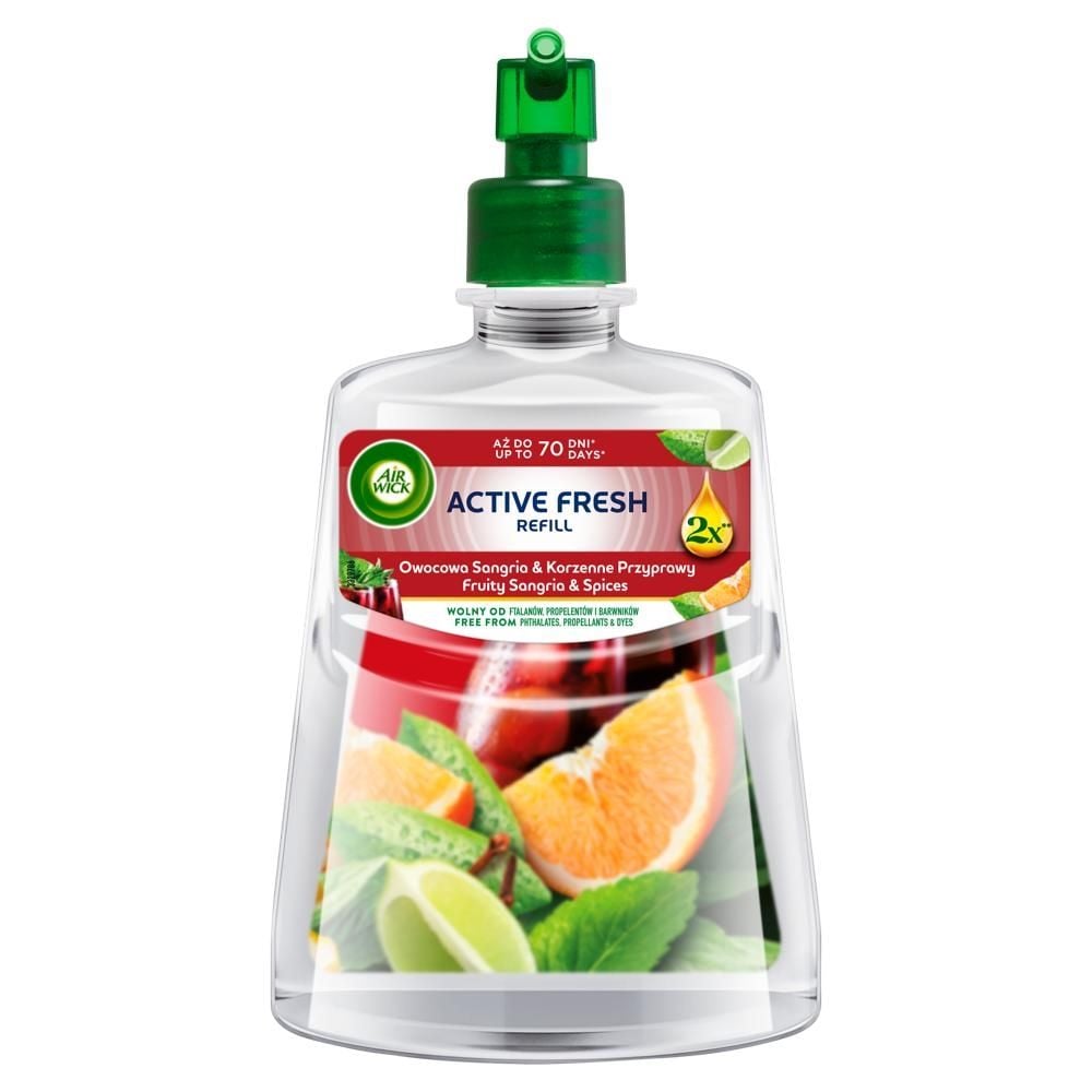 Air Wick Active Fresh Wkład zapachowy owocowa sangria & korzenne przyprawy 228 ml