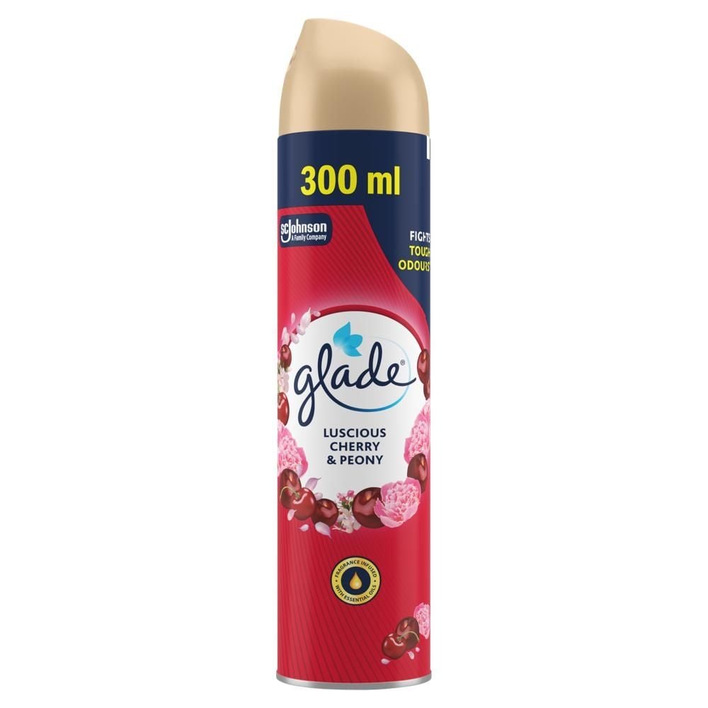 Glade Luscious Cherry & Peony Odświeżacz powietrza w aerozolu 300 ml