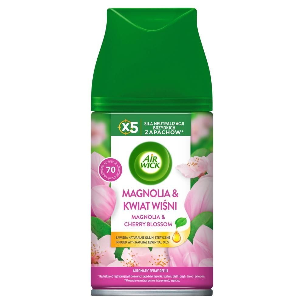 Air Wick Automatyczny odświeżacz powietrza magnolia & kwiat wiśni 250 ml