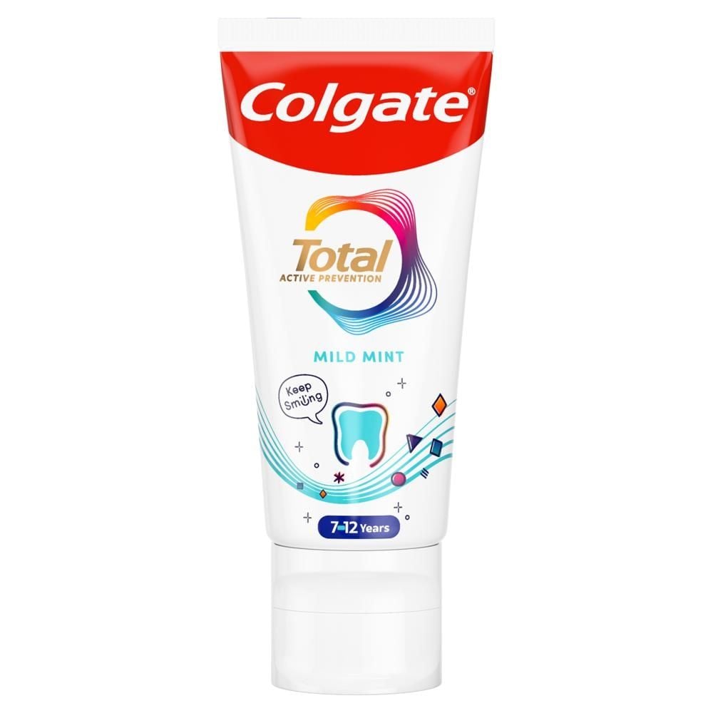 Colgate Total Active Prevention Junior 7 - 12 lat pasta do zębów dla dzieci 50 ml