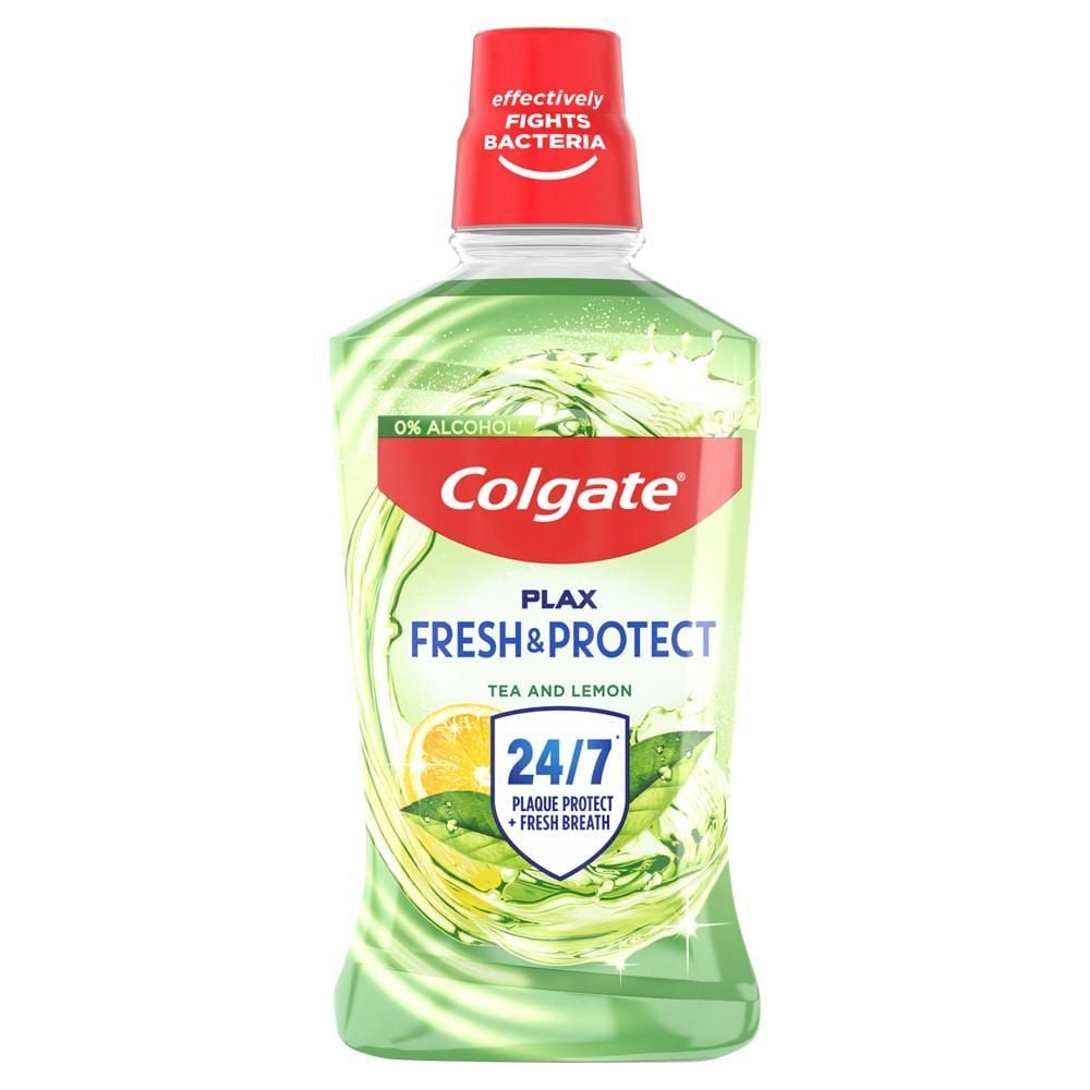 Płyn do płukania jamy ustnej Colgate Plax Herbal Fresh o smaku zielonej herbaty i cytryny