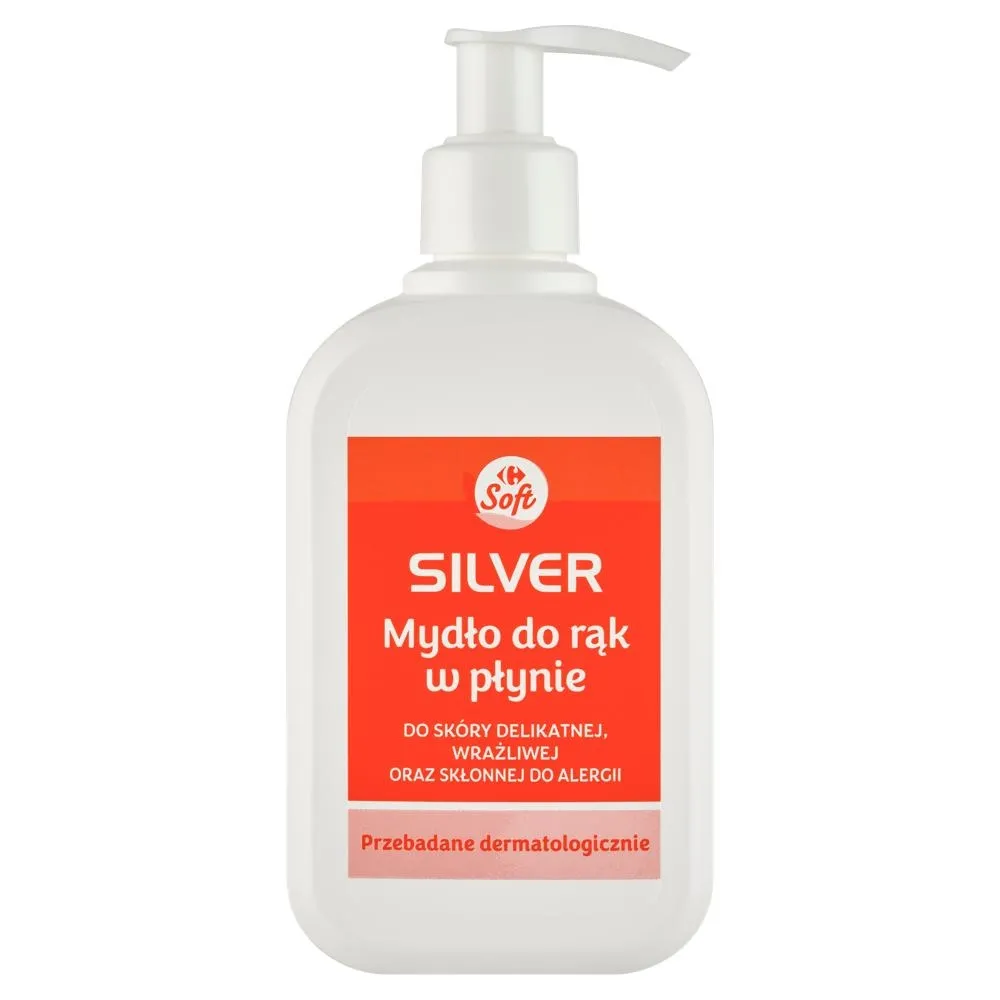 Carrefour Soft Silver Mydło do rąk w płynie 250 ml