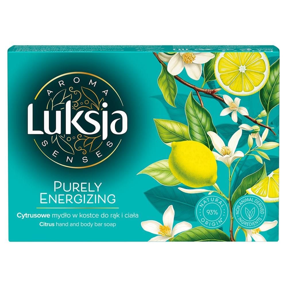 Luksja Aroma Senses Cytrusowe mydło w kostce do rąk i ciała 90 g
