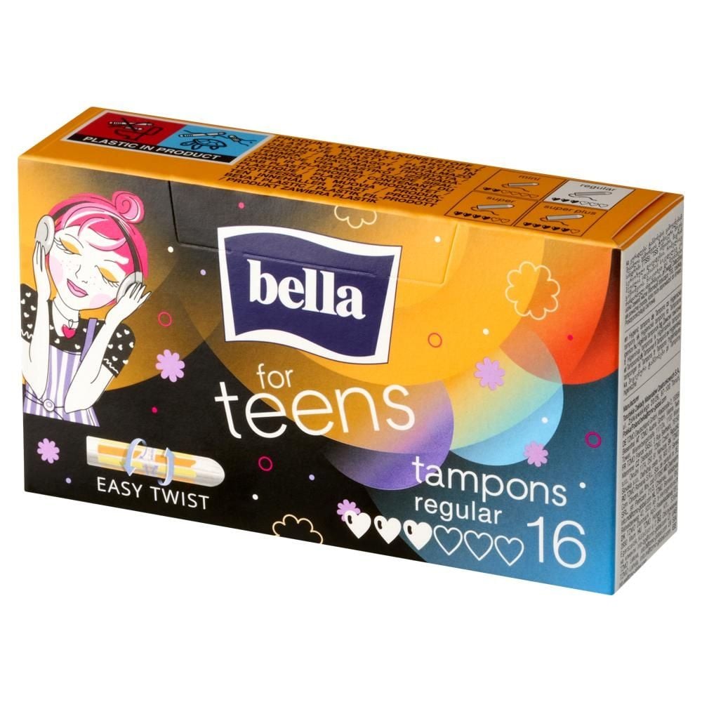 Bella for Teens Regular Tampony higieniczne 16 sztuk