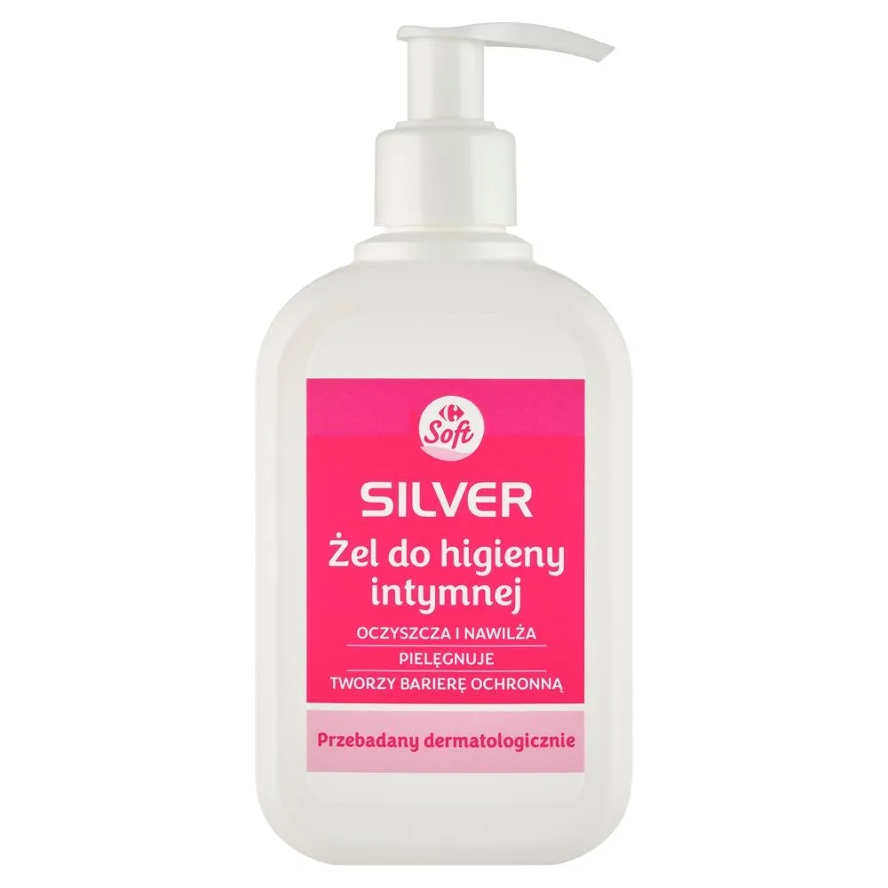 Carrefour Soft Silver Żel do higieny intymnej 250 ml