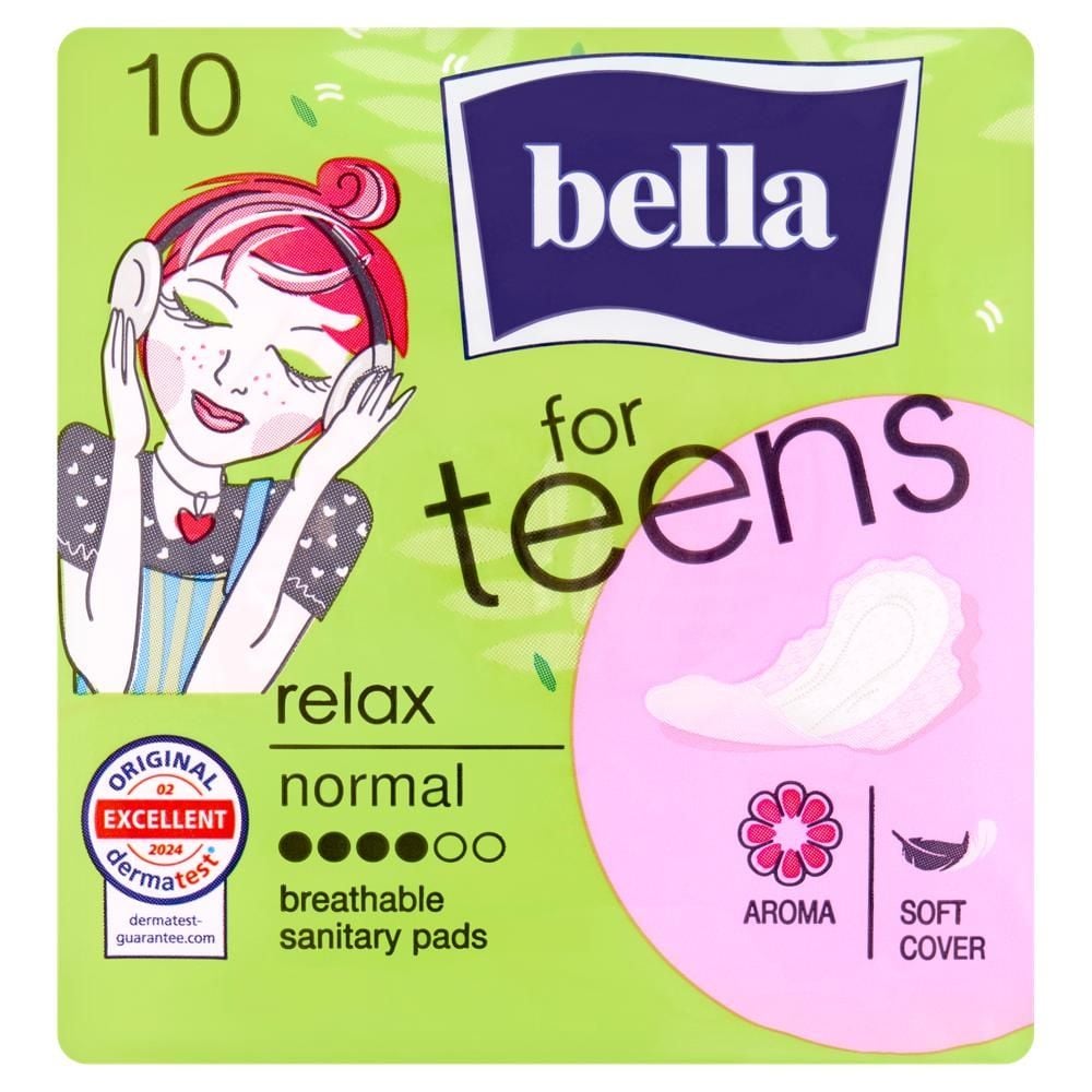 Bella for Teens Relax Normal Podpaski higieniczne 10 sztuk