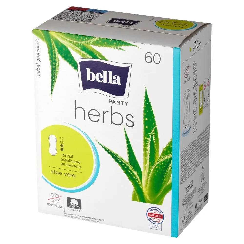 Bella Herbs Panty Aloe Vera Normal Wkładki higieniczne 60 sztuk