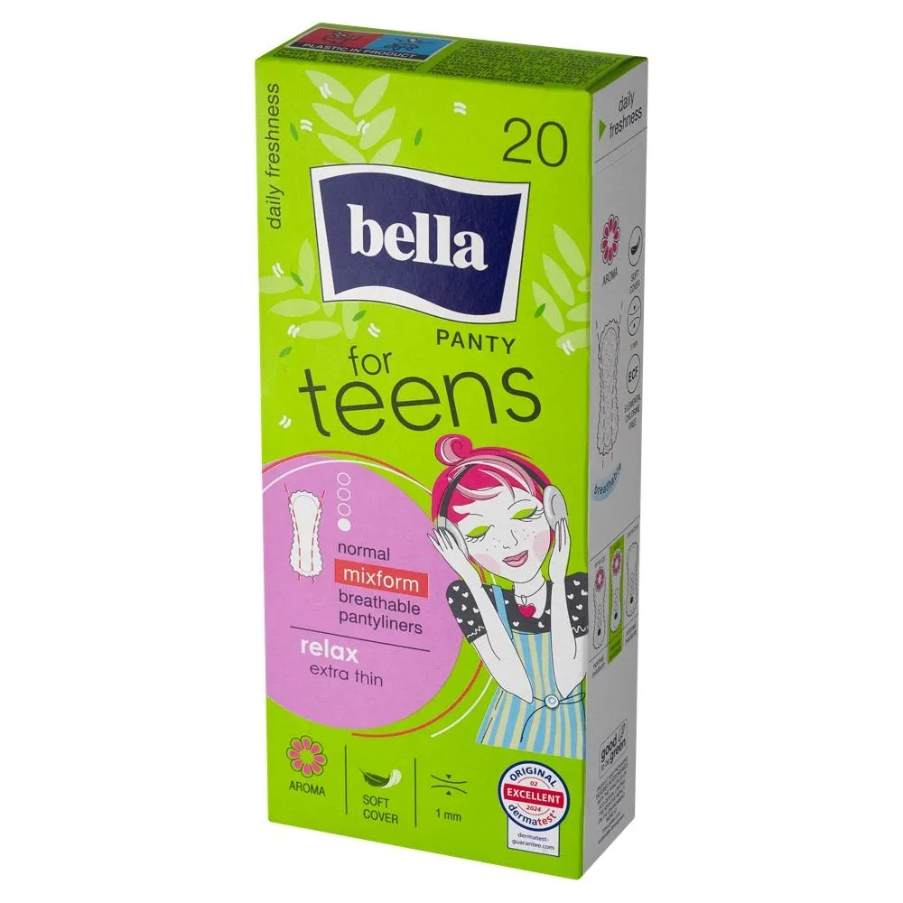 Bella Panty for Teens Normal Relax Wkładki higieniczne 20 sztuk
