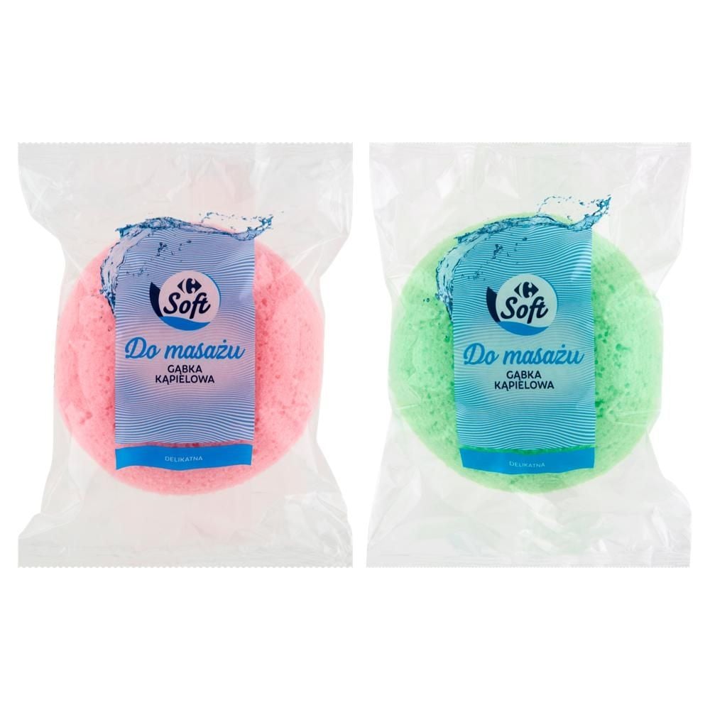 Carrefour Soft Gąbka kąpielowa do masażu
