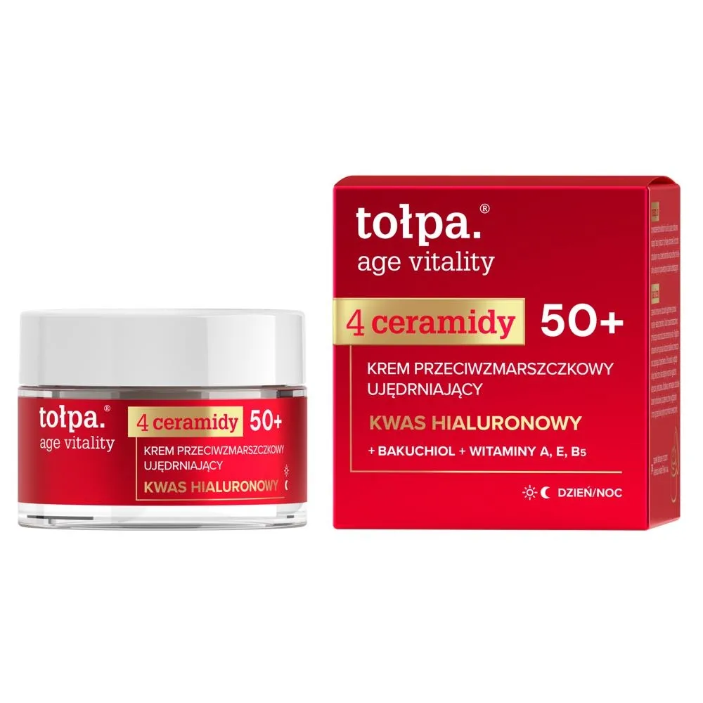 tołpa Age Vitality 4 Ceramidy 50+ Krem przeciwzmarszczkowy ujędrniający 50 ml