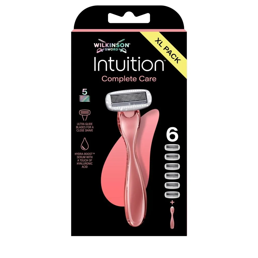 Wilkinson Sword Intuition Complete Care Rączka i 6 wkładów z 5 ostrzami