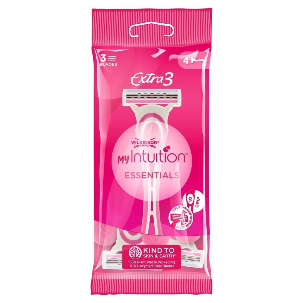 Wilkinson Sword My Intuition Extra3 Essentials Maszynka jednoczęściowa 4 sztuki