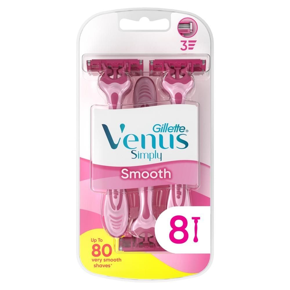 Gillette Venus Comfort Smooth Maszynki Jednorazowe Do Golenia, Opakowanie 8 Sztuk