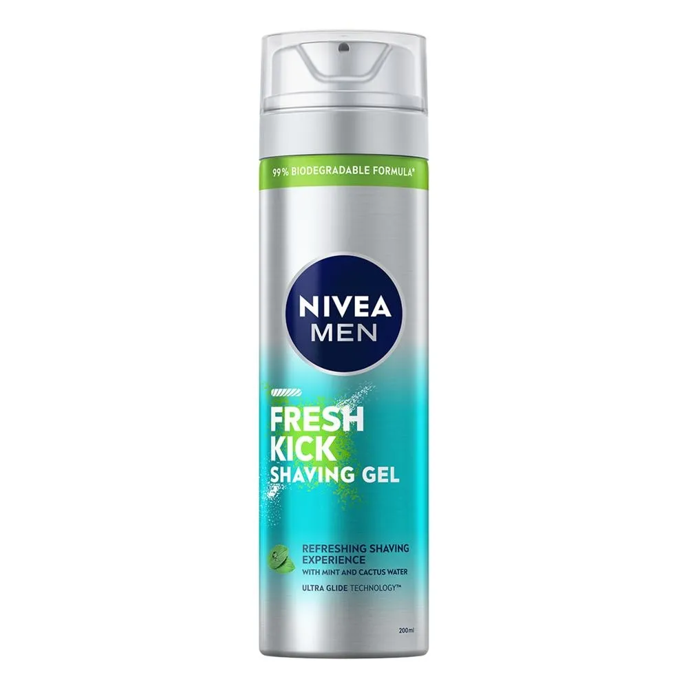 Nivea MEN Fresh Kick ŻEL DO Golenia 200 ml