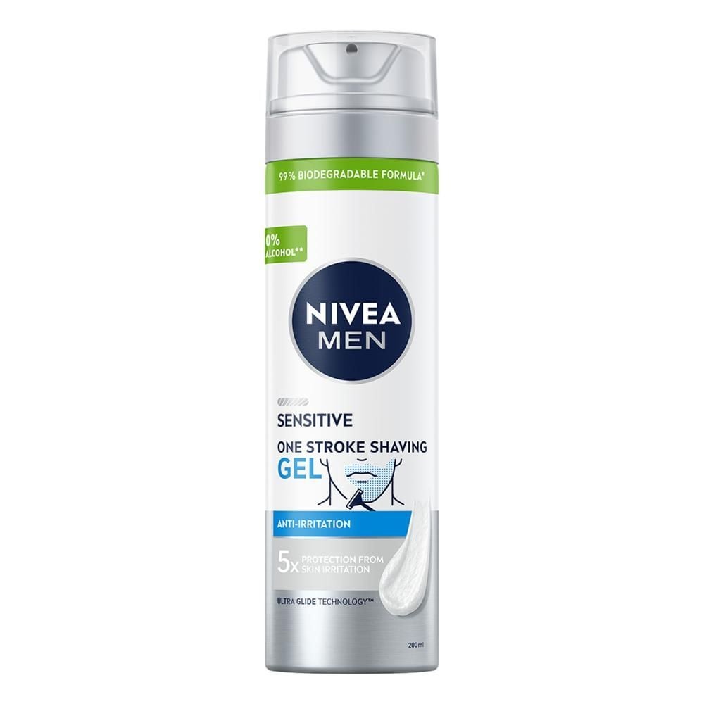 Nivea MEN Sensitive ŻEL DO Golenia 3-Dniowego Zarostu 200 ml