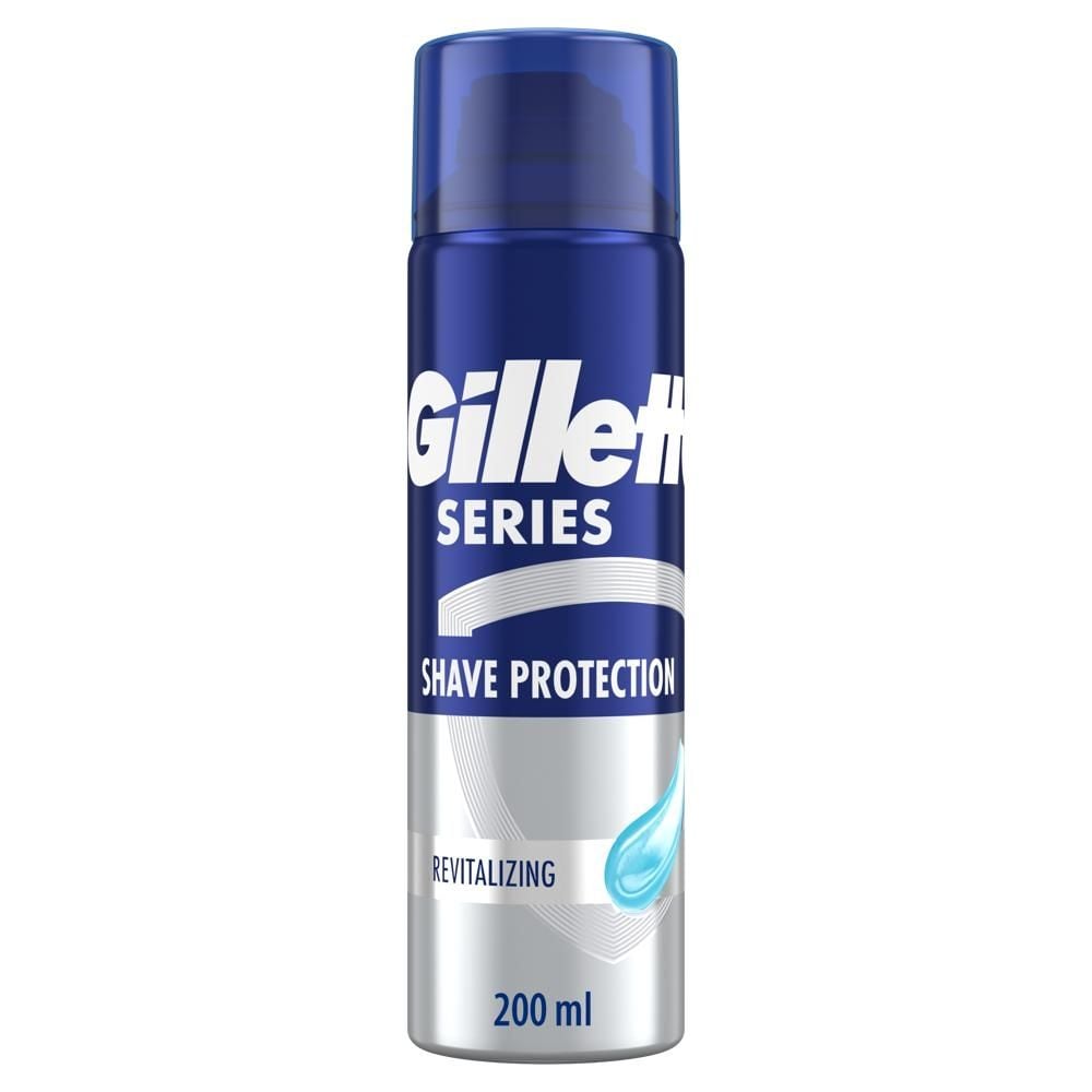 Gillette Series Rewitalizujący żel do golenia dla mężczyzn, z zieloną herbatą, 200 ml