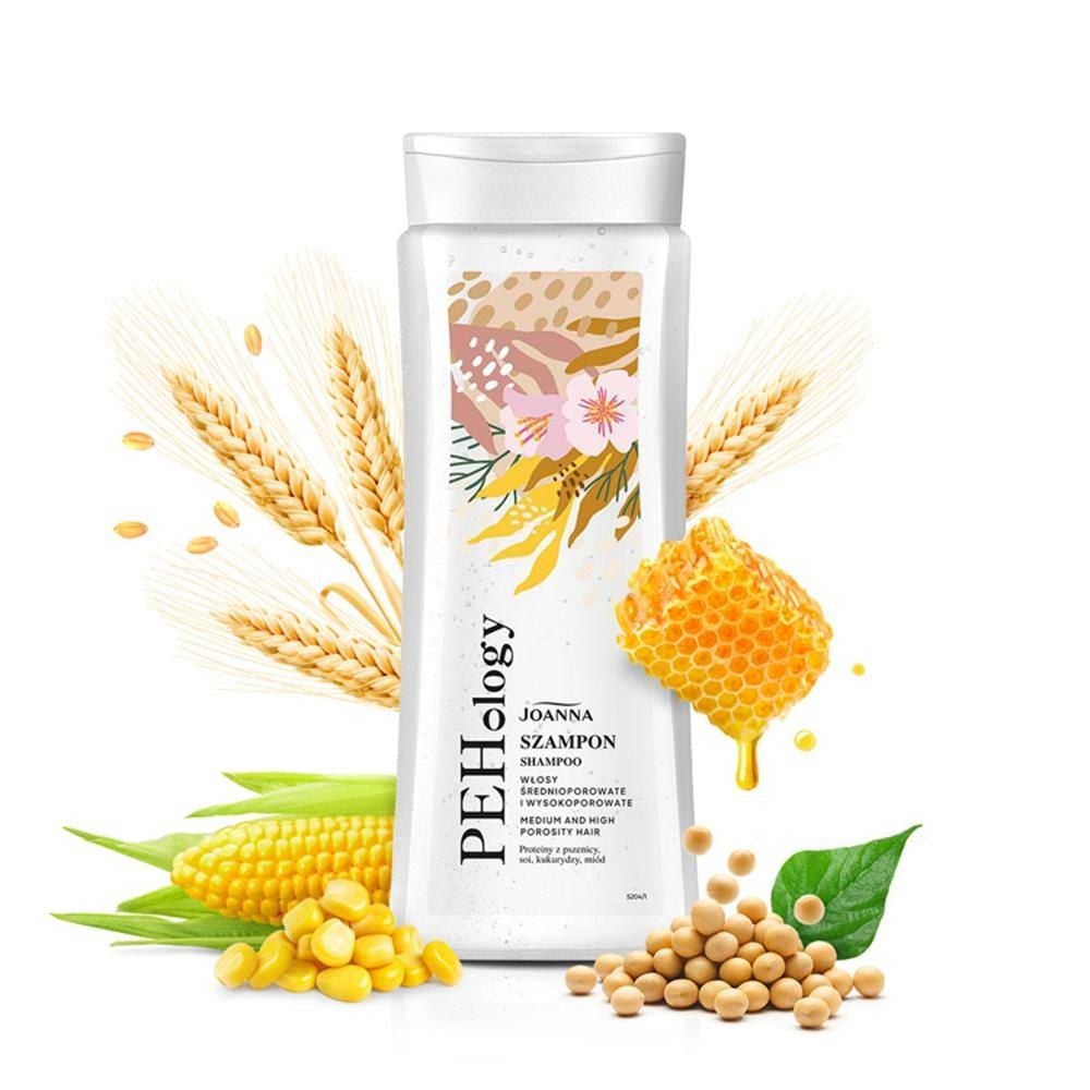 Joanna PEHology Szampon włosy średnioporowate i wysokoporowate 300 ml