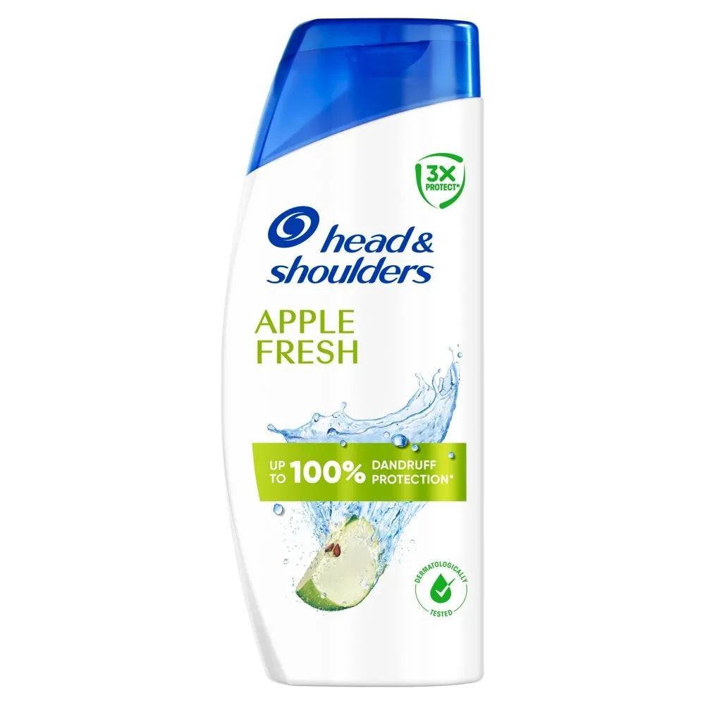 Head & Shoulders Apple Fresh Szampon Przeciwłupieżowy 625 ml. Zwalcza Nadmiar Sebum i Swędzenie