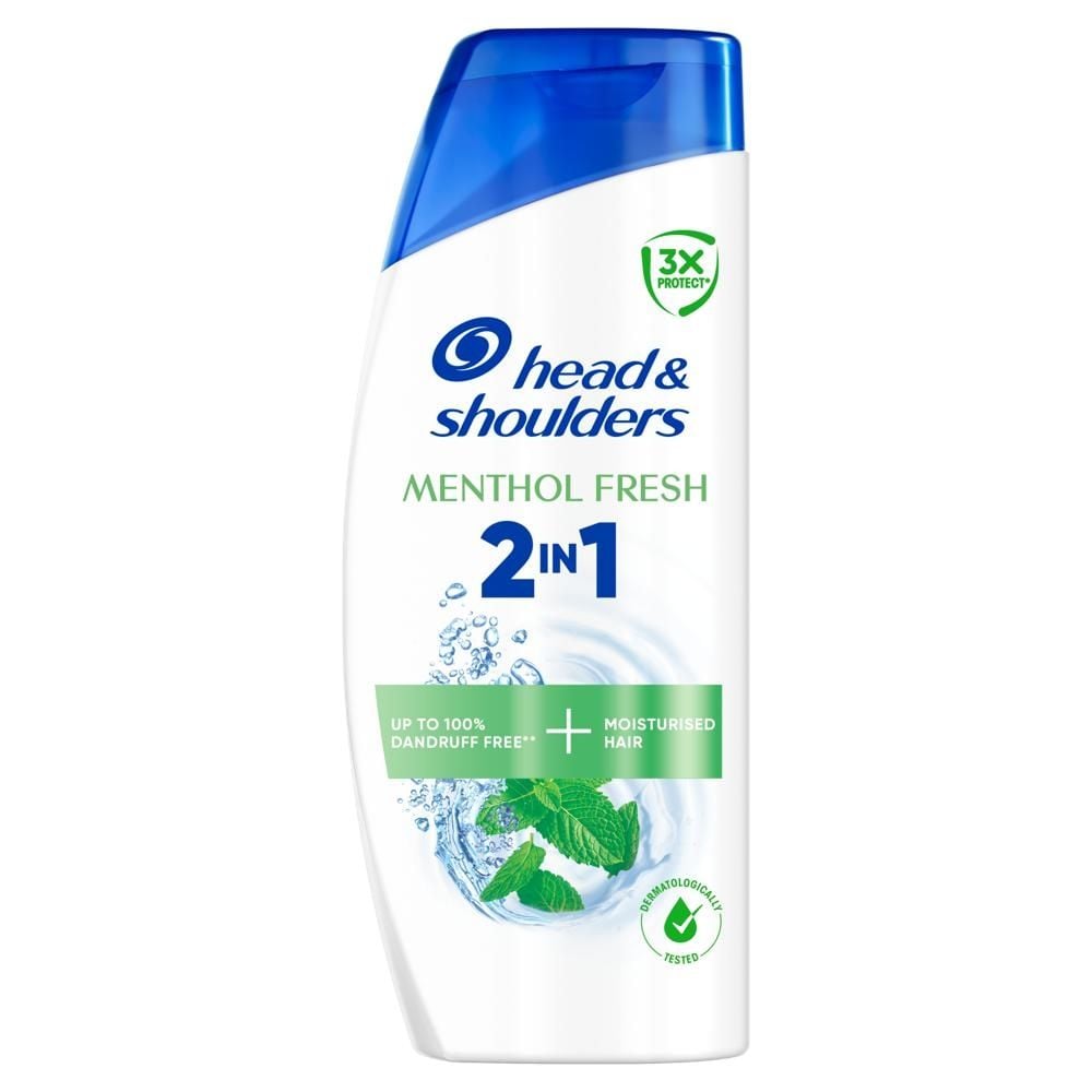 Head & Shoulders Menthol Fresh Szampon Przeciwłupieżowy 2 w 1 400 ml. O Zapachu Mentolu