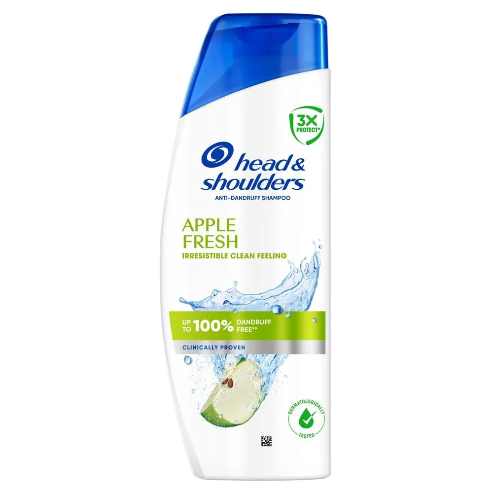 Head & Shoulders Apple Fresh Szampon Przeciwłupieżowy 250 ml. Zwalcza Nadmiar Sebum i Swędzenie
