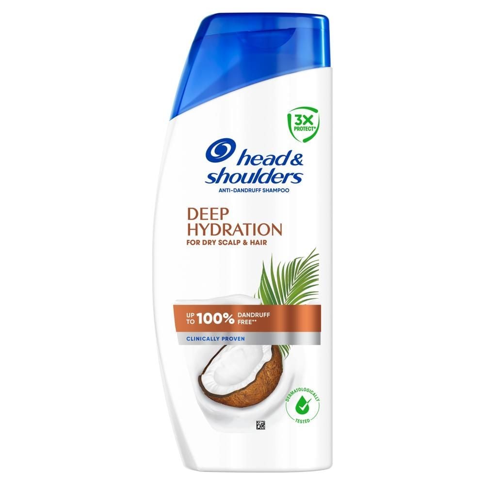 Head & Shoulders Deep Hydration Szampon Przeciwłupieżowy 625 ml. Zwalcza Nadmiar Sebum i Swędzenie