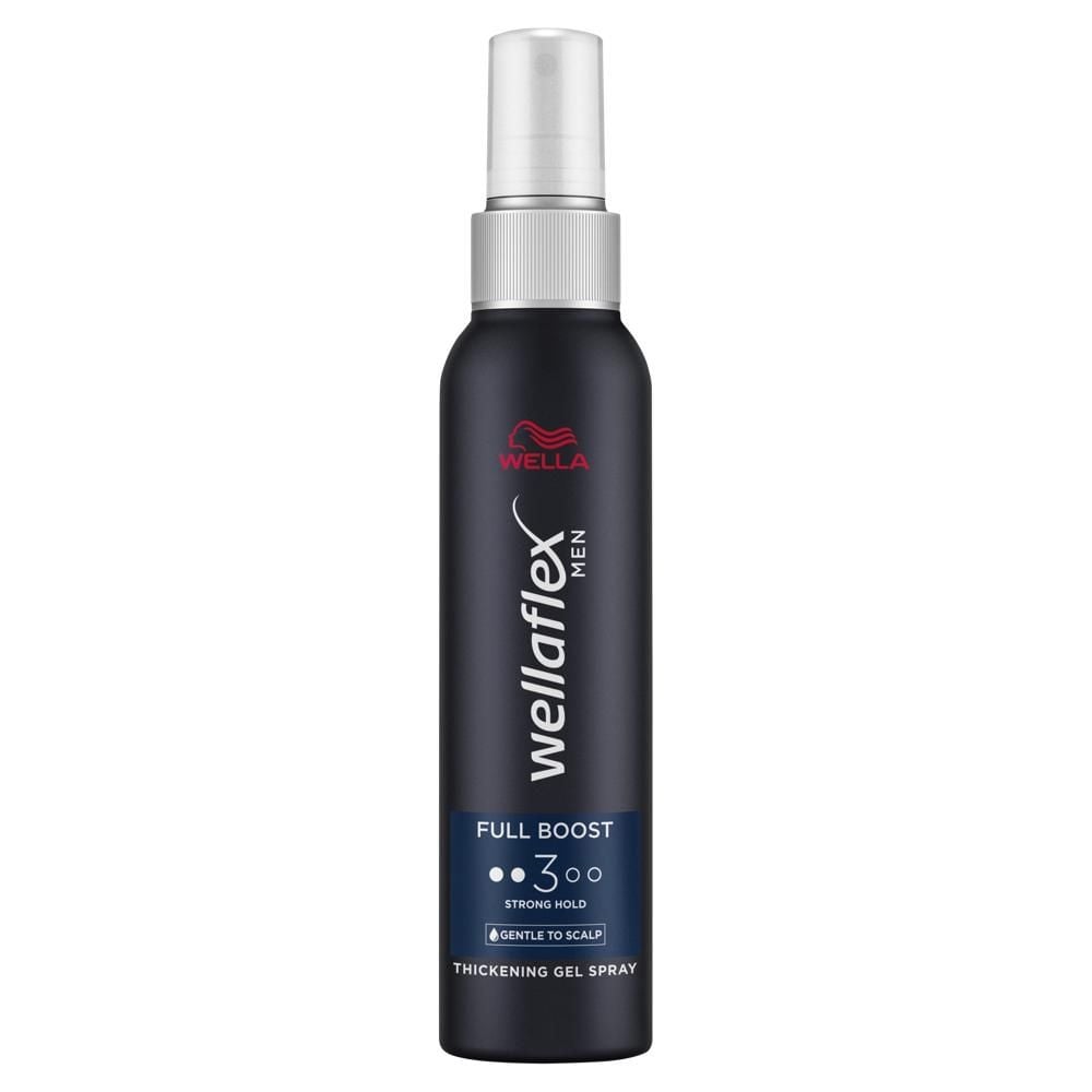 Wella Wellaflex Men Mocno utrwalający żel spray z kofeiną 150 ml