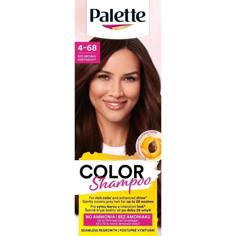 Palette Color Shampoo Szampon koloryzujący do włosów 4-68 kasztan