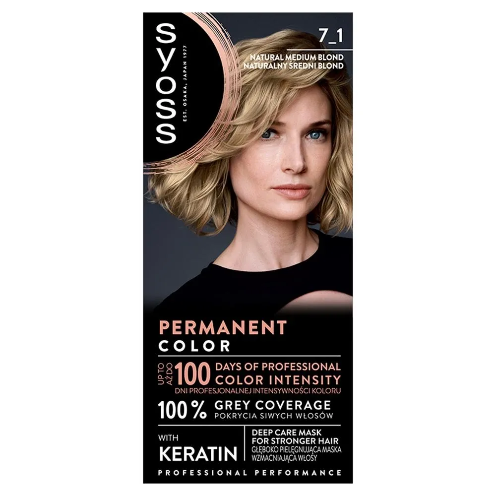 Syoss Krem koloryzujący 7_1 naturalny średni blond