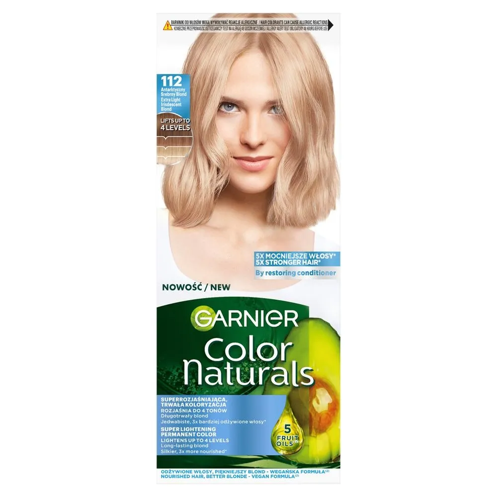 Garnier Color Naturals Krem koloryzujący 112 antarktyczny srebrny blond