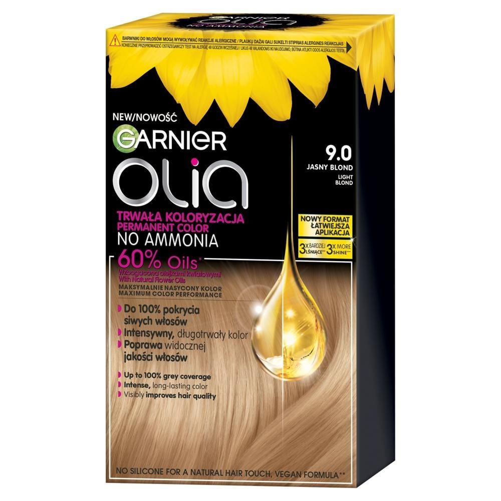 Garnier Olia Krem koloryzujący 9.0 jasny blond