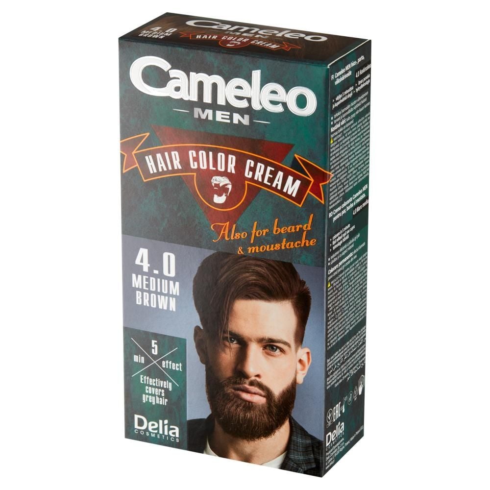 Cameleo Men Farba do włosów 4.0 średni brąz