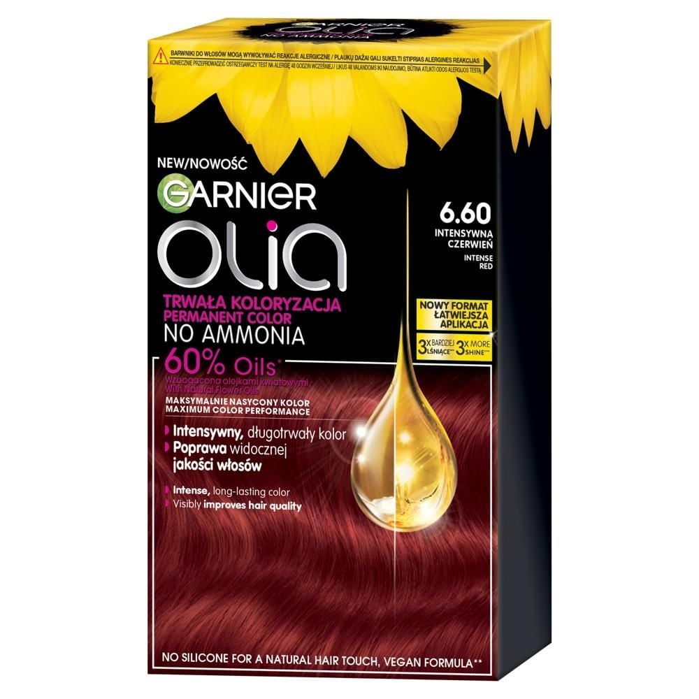 Garnier Olia Krem koloryzujący 6.60 intensywna czerwień