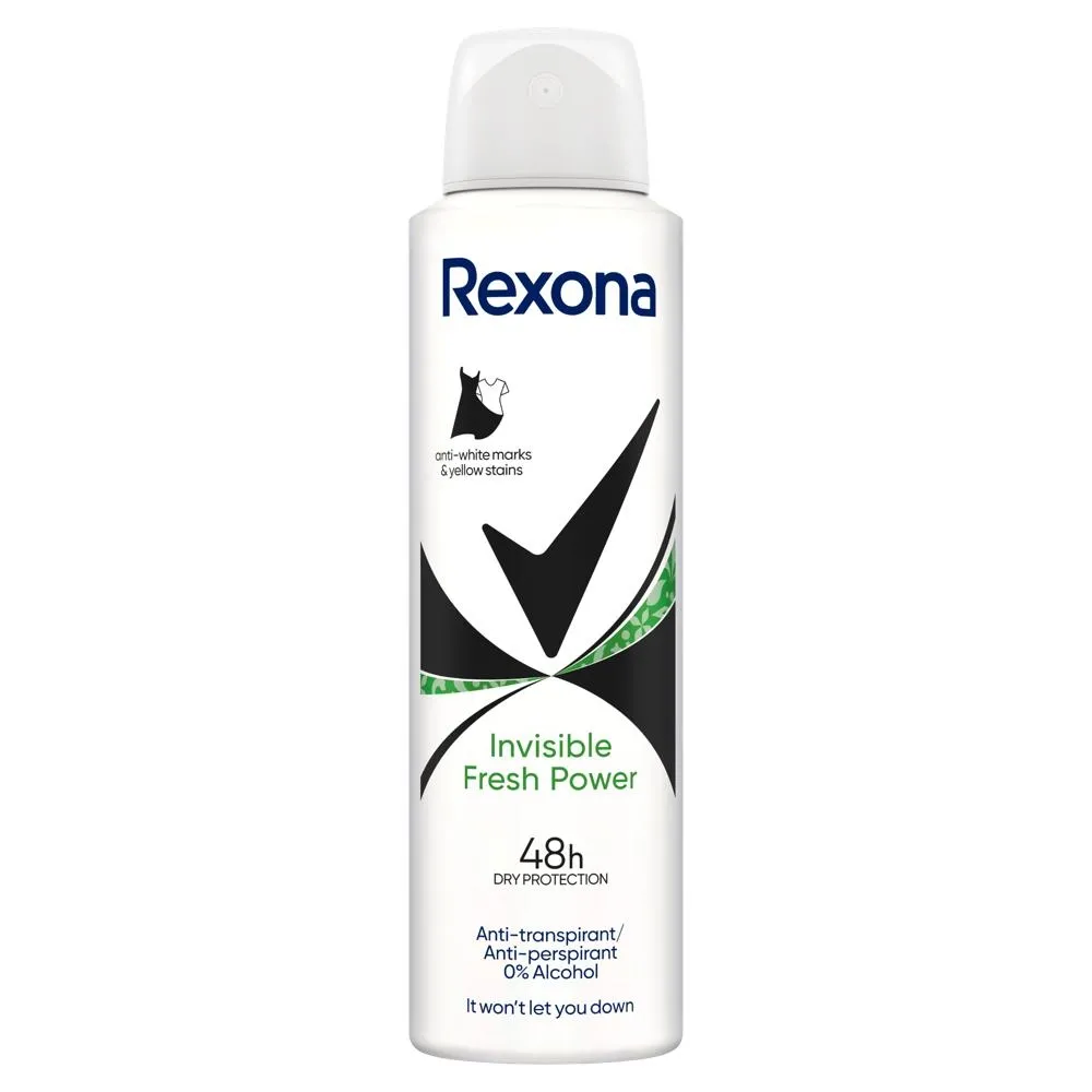 Rexona Invisible Fresh Power Antyperspirant w aerozolu 150 ml