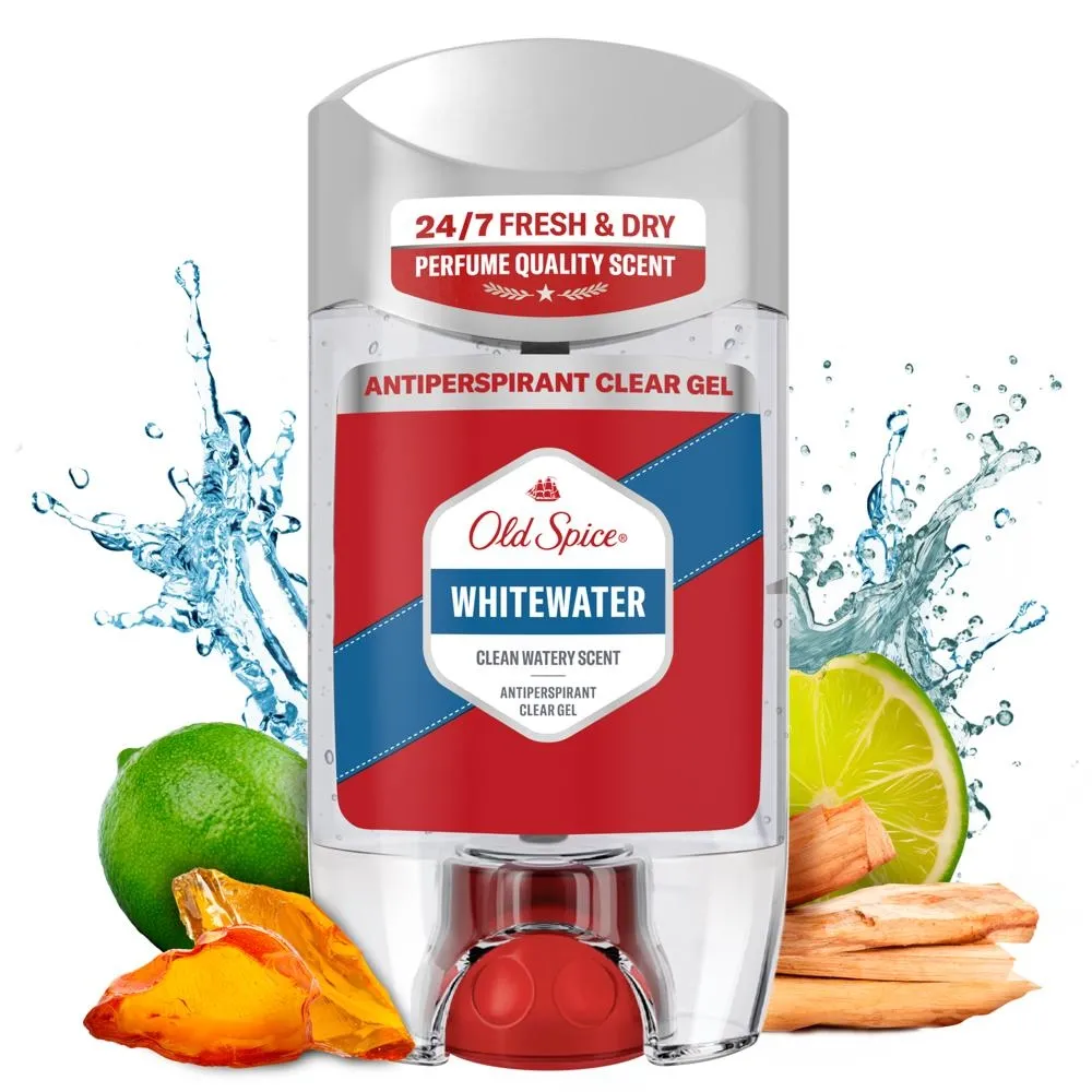 Old Spice Whitewater Antyperspirant w Postaci Przezroczystego Żelu dla Mężczyzn 70ml