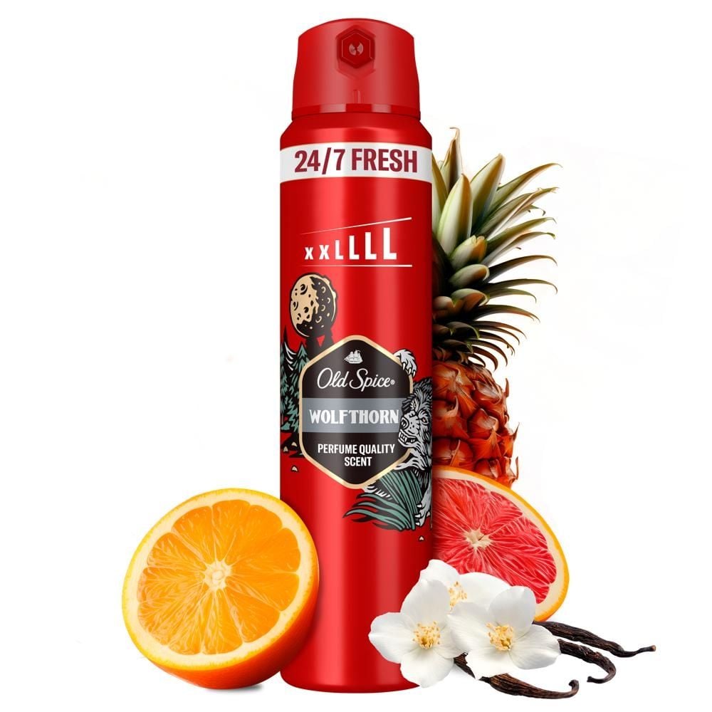 Old Spice Wolfthorn Dezodorant w sprayu dla mężczyzn 250ml