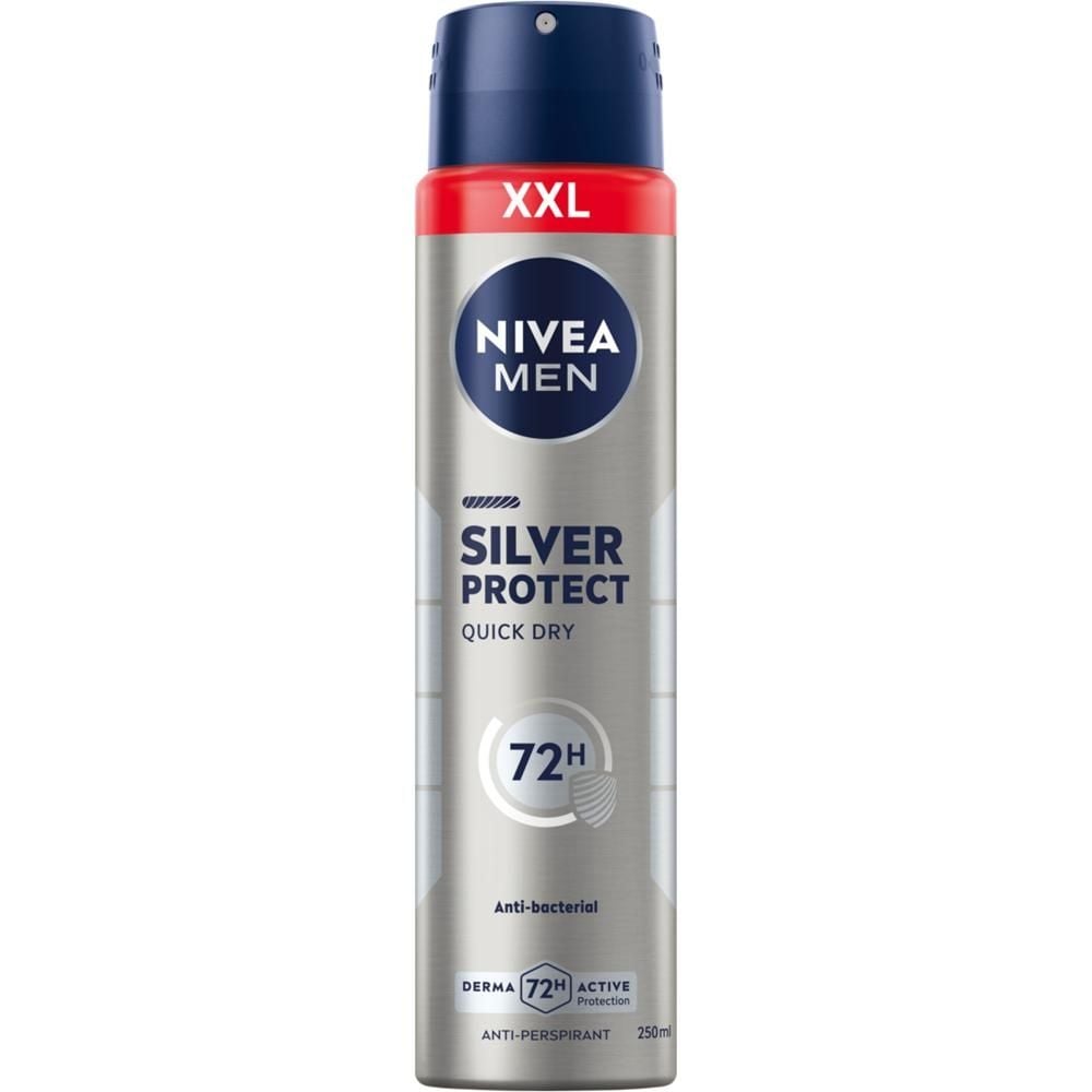Nivea MEN Silver Protect Antyperspirant W Spray'u 250 ml